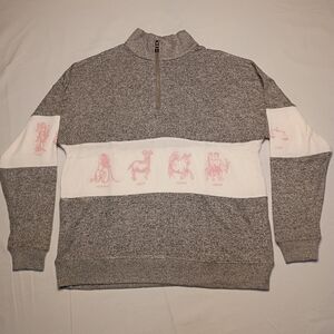 #1040 Unisex Spirit Jersey Quarter Zip Zodiac Astrology Sweater